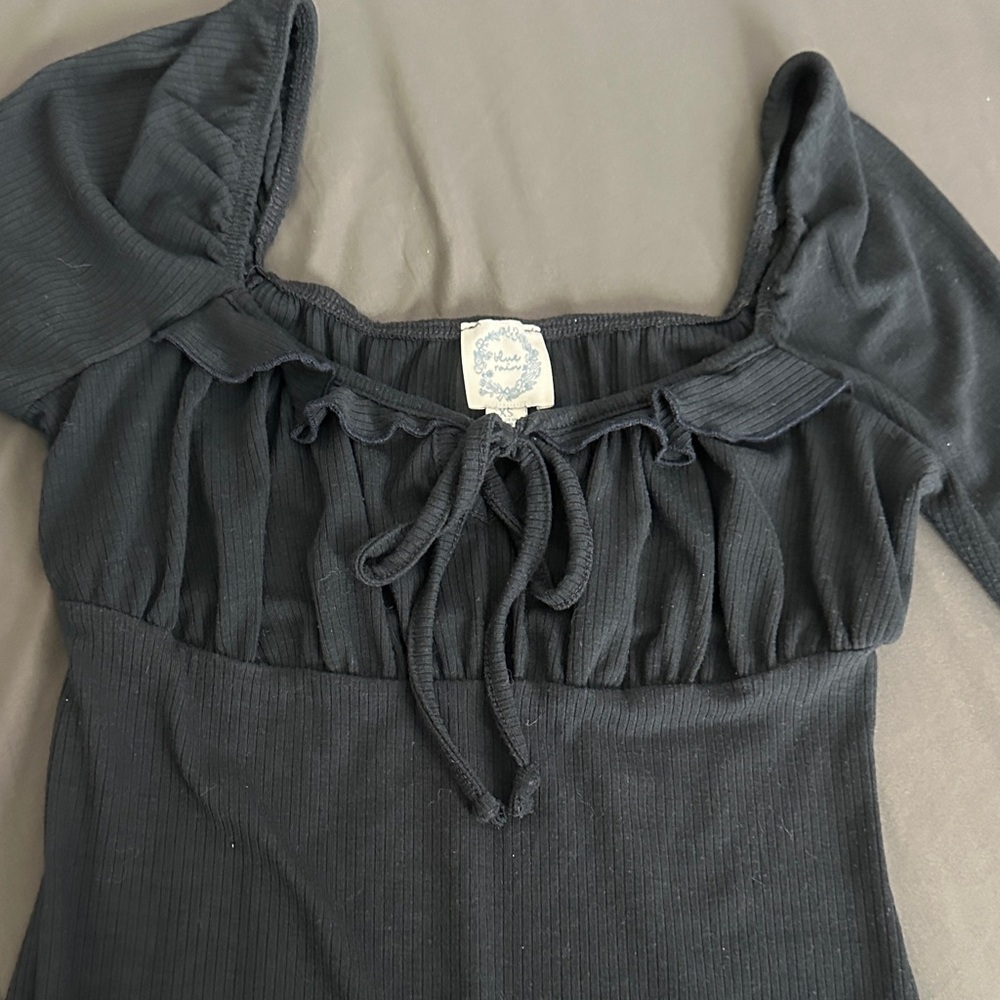 Blue Rain Navy Long Sleeve Dress - Picture 3 of 4